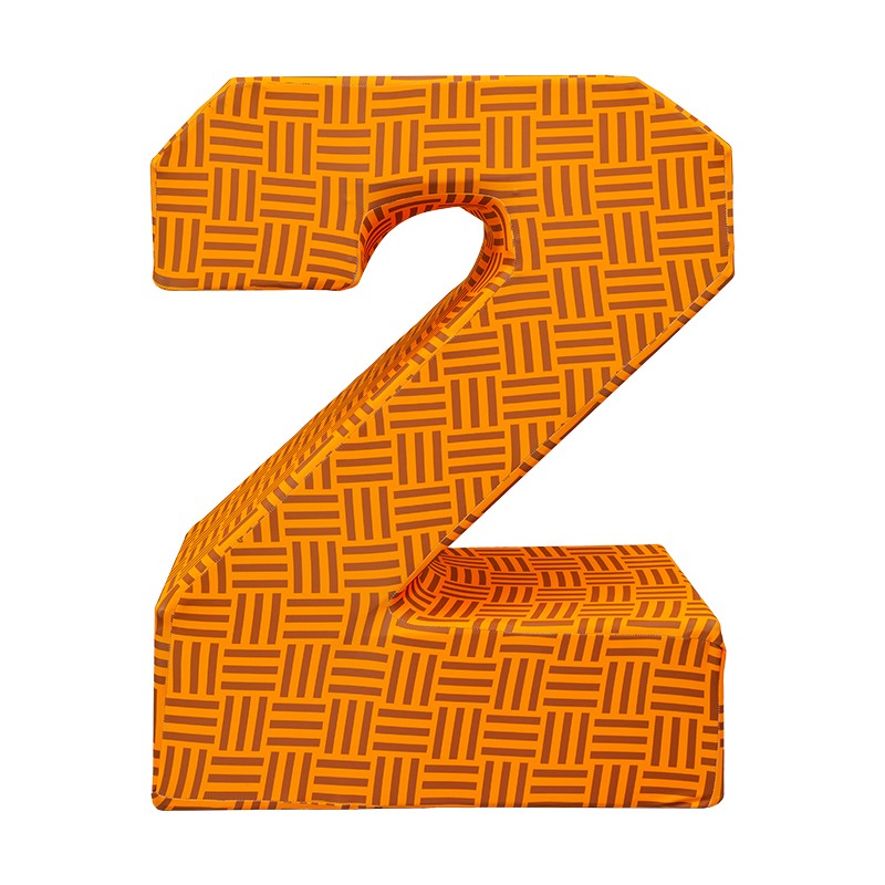 Freestanding 3D Number Display Banner