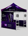 3m x 3m Fabric Canopy Kit with Shelving & TV Mounts