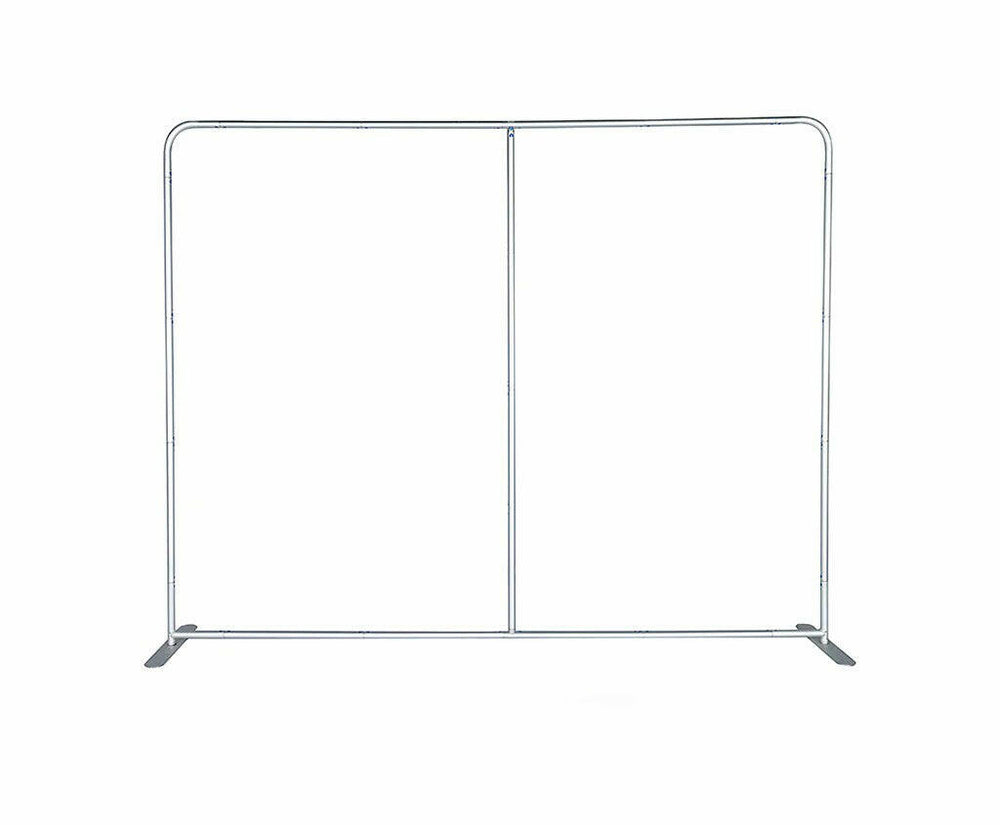 Ultimate 3mx3m Booth Kit with Backwall, Side Walls, Counter, and Lights.