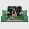 Portable Exhibit Display 6m x 3m - Model 5.