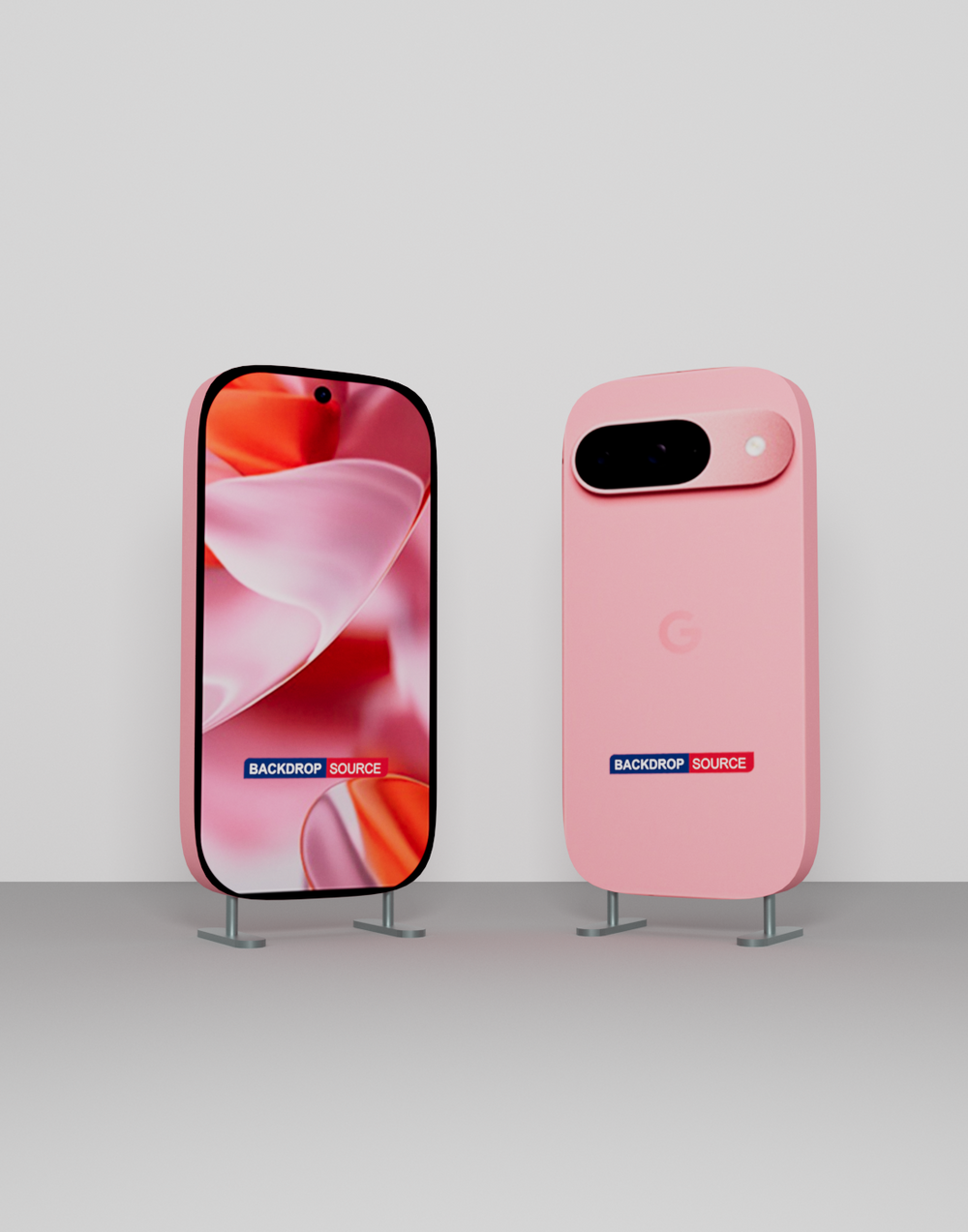 Mobile-Shaped Exhibition Display.