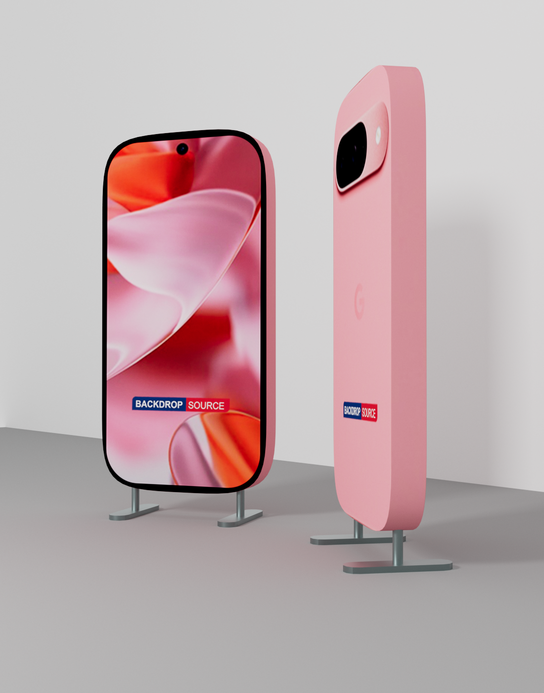 Mobile-Shaped Exhibition Display.