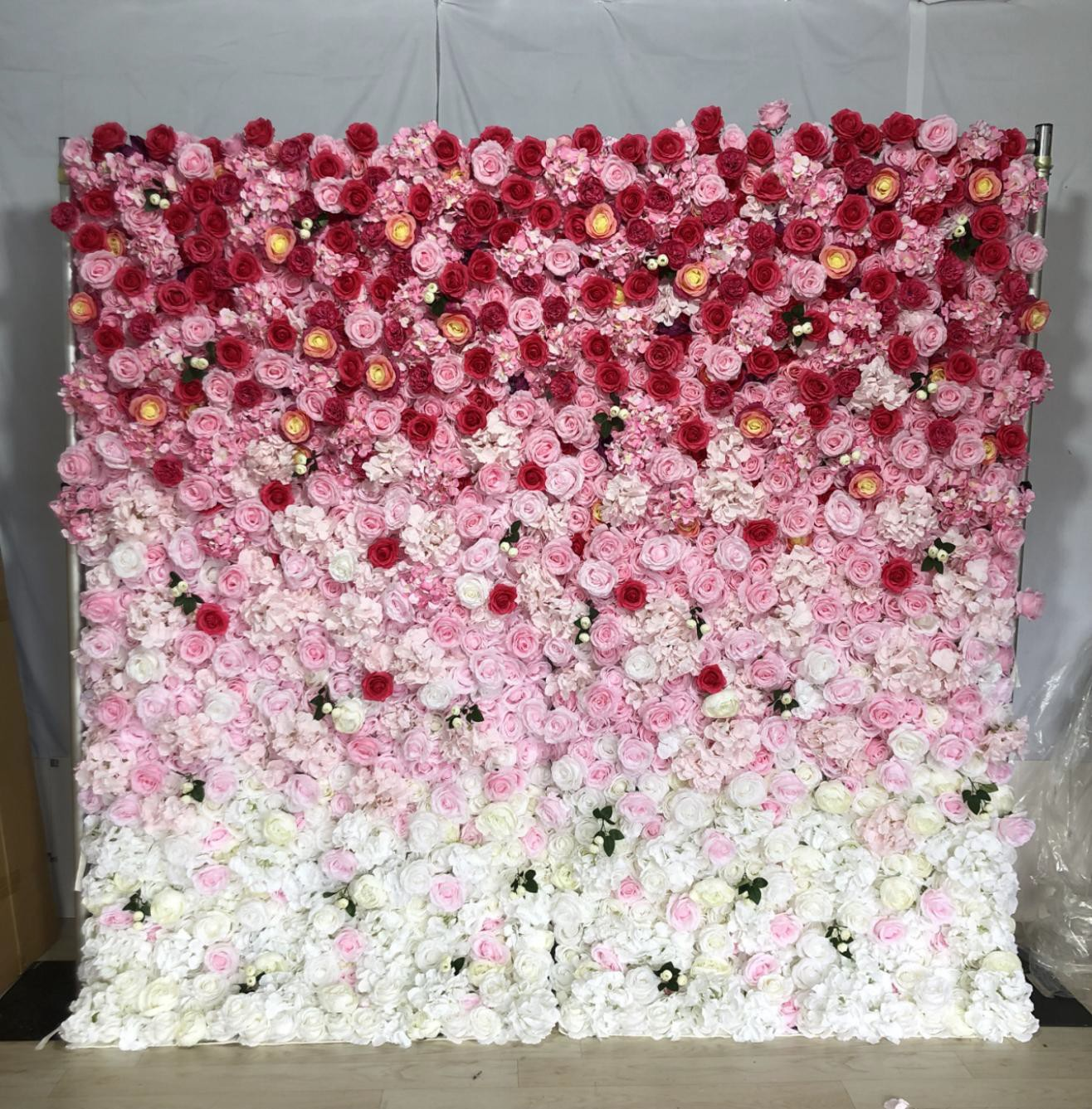 Artificial Floral Event Wall Backdrop – Style 24