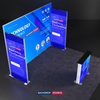 Backlit SEG Three-Wall Booth Kit with Lightbox Counter