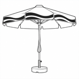 Custom Printed Outdoor Umbrellas