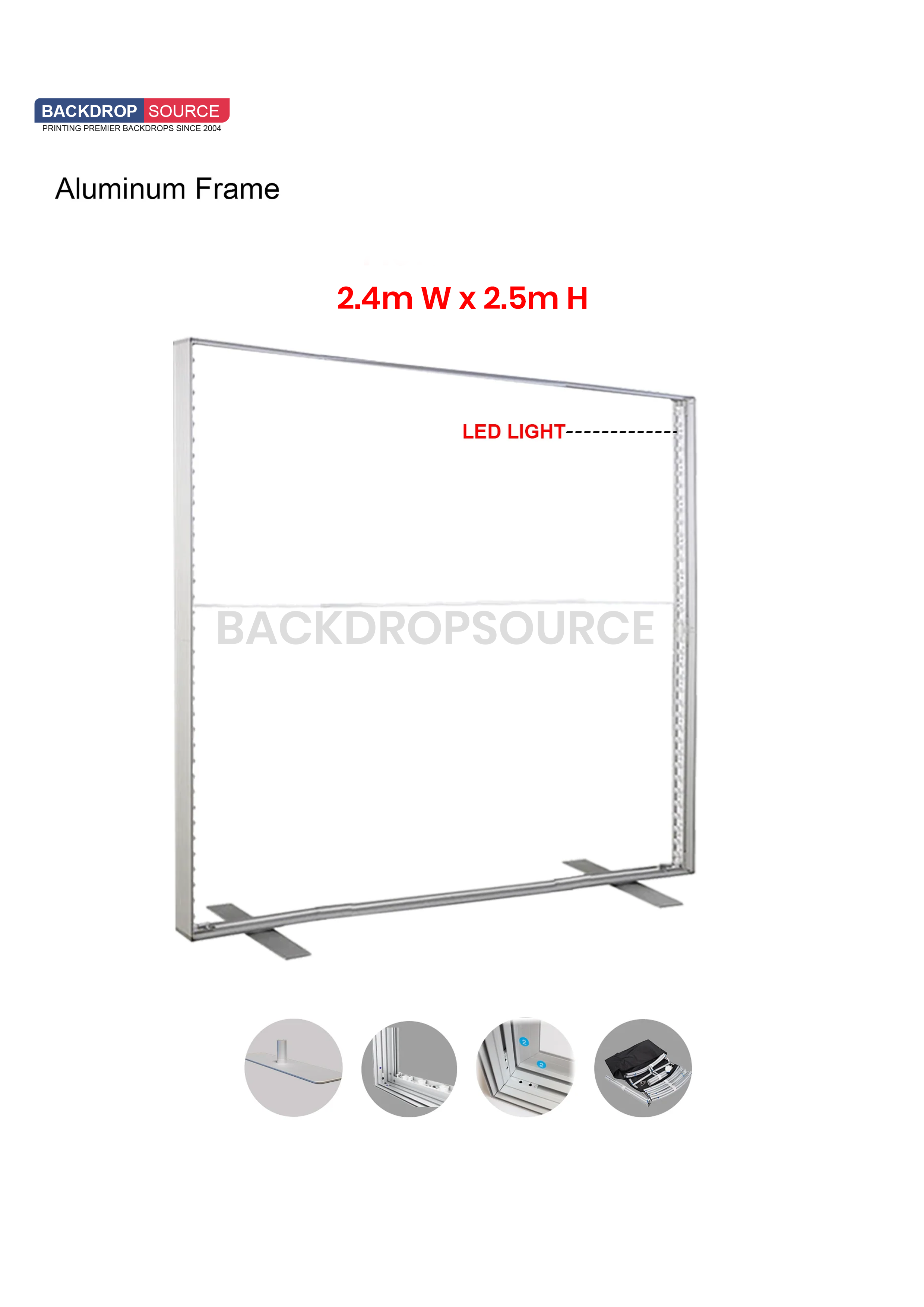 SEG Fabric LED Light Box Display-3m W x 2.5m H