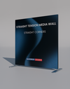 Straight Tension Fabric Media Wall - Straight Corners