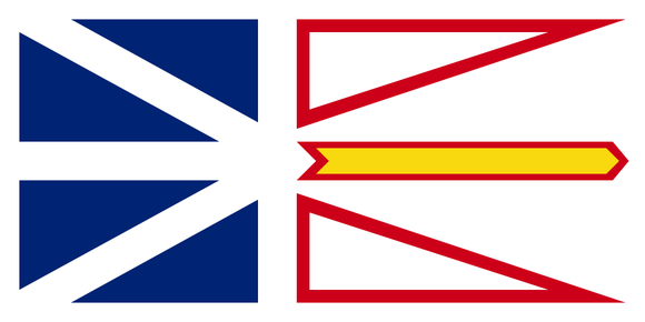 Newfoundland and Labrador Provincial Flag in TrueKolor Wrinkle Free Fabric