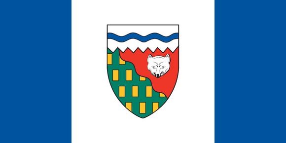 Northwest Territories Flag in TrueKolor Wrinkle Free Fabric