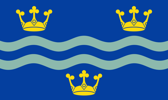 Cambridgeshire County Flag in TrueKolor Wrinkle Free Fabric