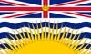 British Columbia Provincial Flag in TrueKolor Wrinkle Free Fabric