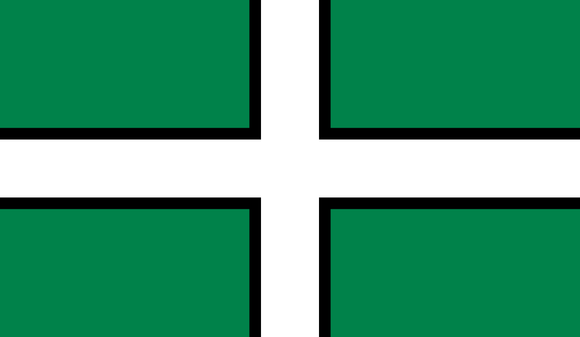 Devonshire County Flag in TrueKolor Wrinkle Free Fabric