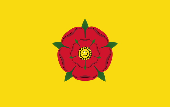 Lancashire County Flag in TrueKolor Wrinkle Free Fabric