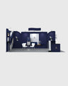 6m Straight Backdrop with Shelf Exhibition Kit.