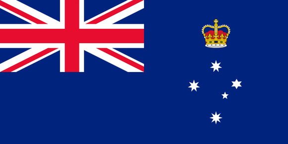 Victoria State Flag in TrueKolor Wrinkle Free Fabric