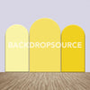 Yellow Color Themed Party Backdrop Media Sets for Birthday / Events/ Weddings