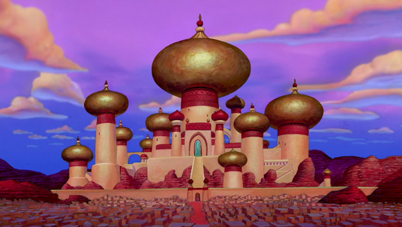 Aladdin Palace Print Photography Backdrop