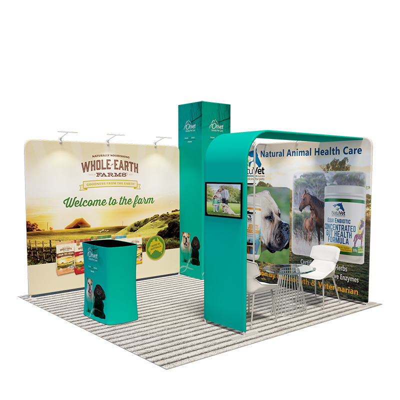 Modular Booth Kits 6m x 6m - Model 01.