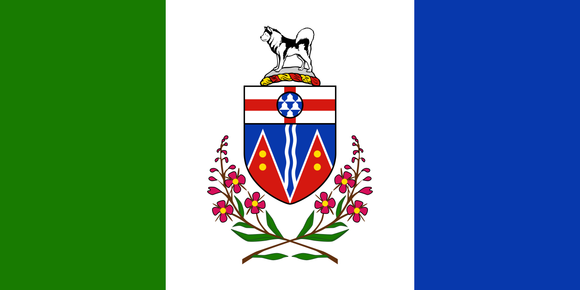 Yukon Territory Flag in TrueKolor Wrinkle Free Fabric