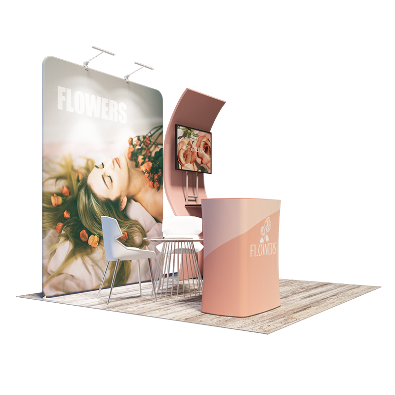 3m Portable Booth Display Walls for Exhibitions – Backdropsource NZ