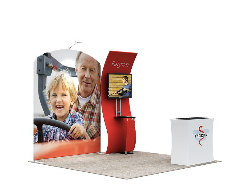 Portable Exhibit Display 3m x 3m - Model 11.