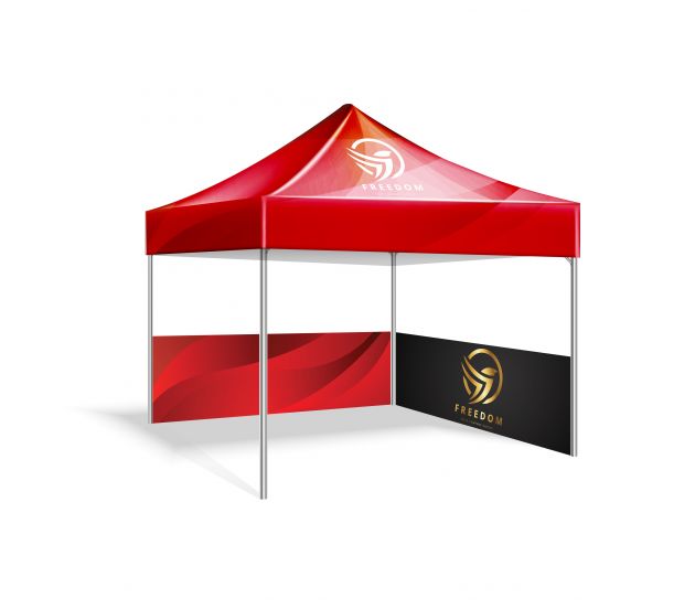 Heavy Duty Aluminum Gazebo - 6m W x 3m H