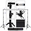 Double Wide Photography Backdrop Stand 6m Wide x 3m Tall