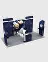 6m Straight Backdrop with Round Top Exhibition Kit.