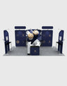 6m Straight Backdrop with Round Top Exhibition Kit.