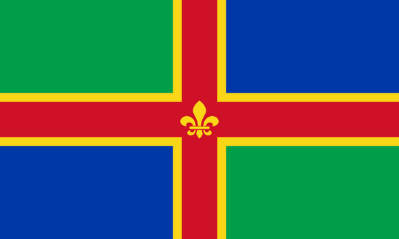 Lincolnshire County Flag in TrueKolor Wrinkle Free Fabric
