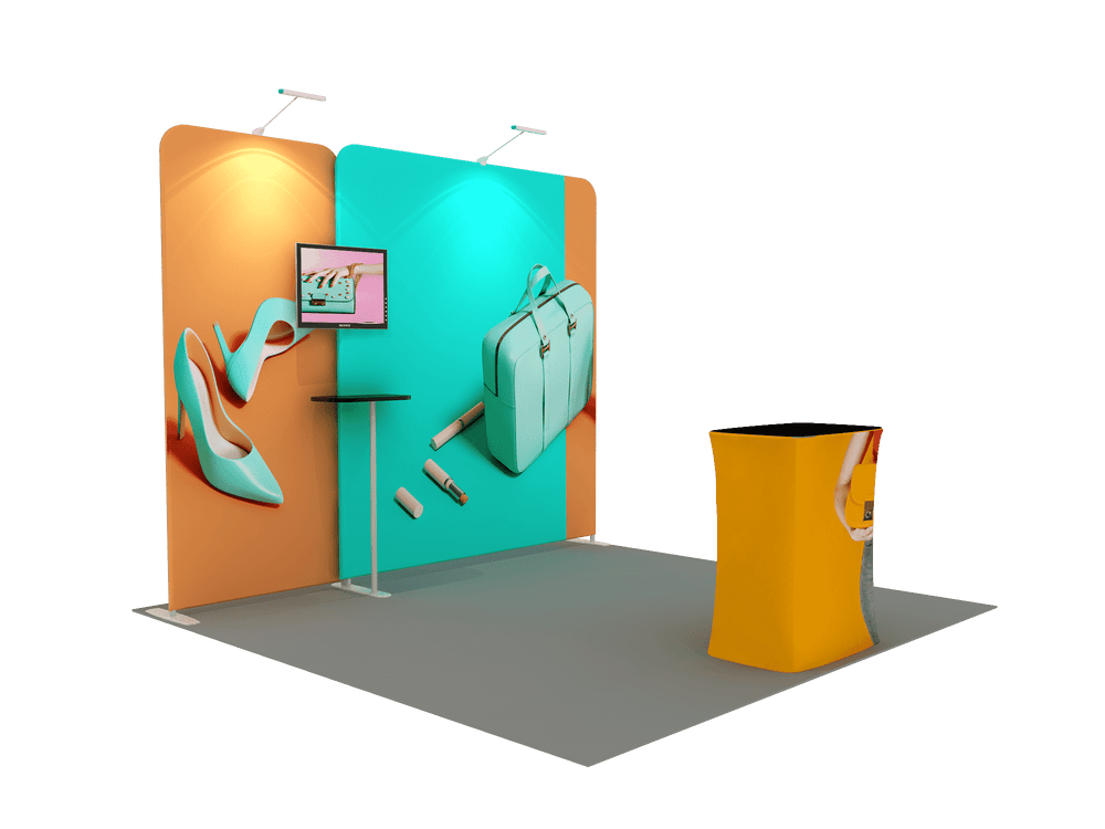 Portable Exhibit Display 3m x 3m - Model 1.