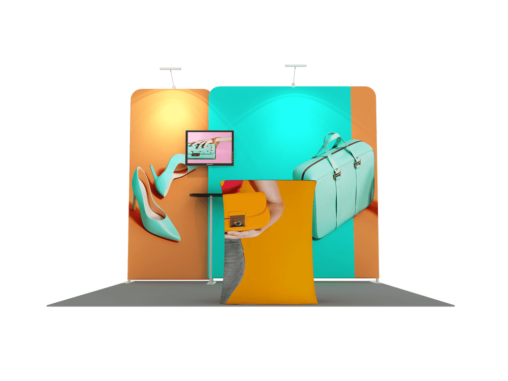 Portable Exhibit Display 3m x 3m - Model 1.