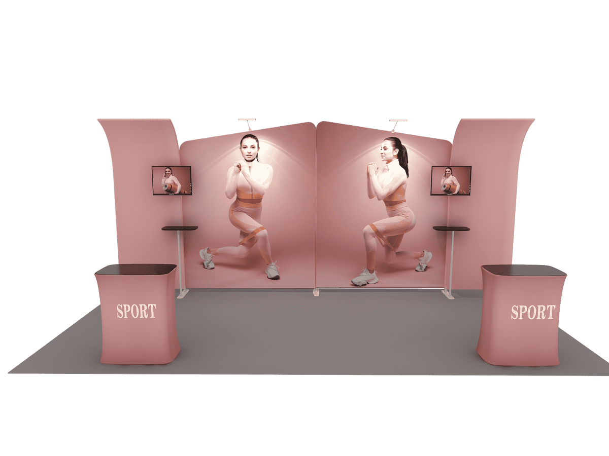 Portable Exhibit Display 6m x 3m - Model 3.