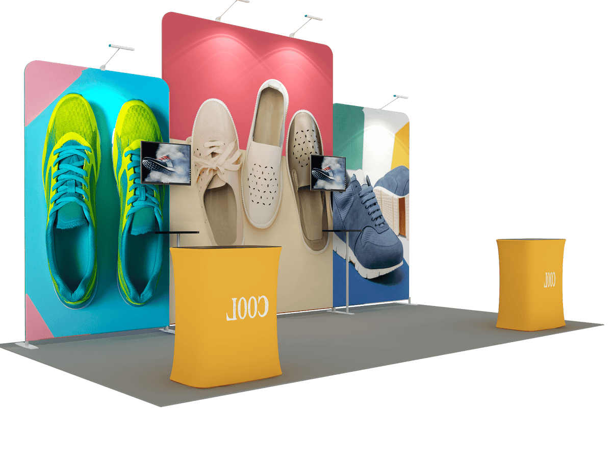 Portable Exhibit Display 6m x 3m - Model 5.