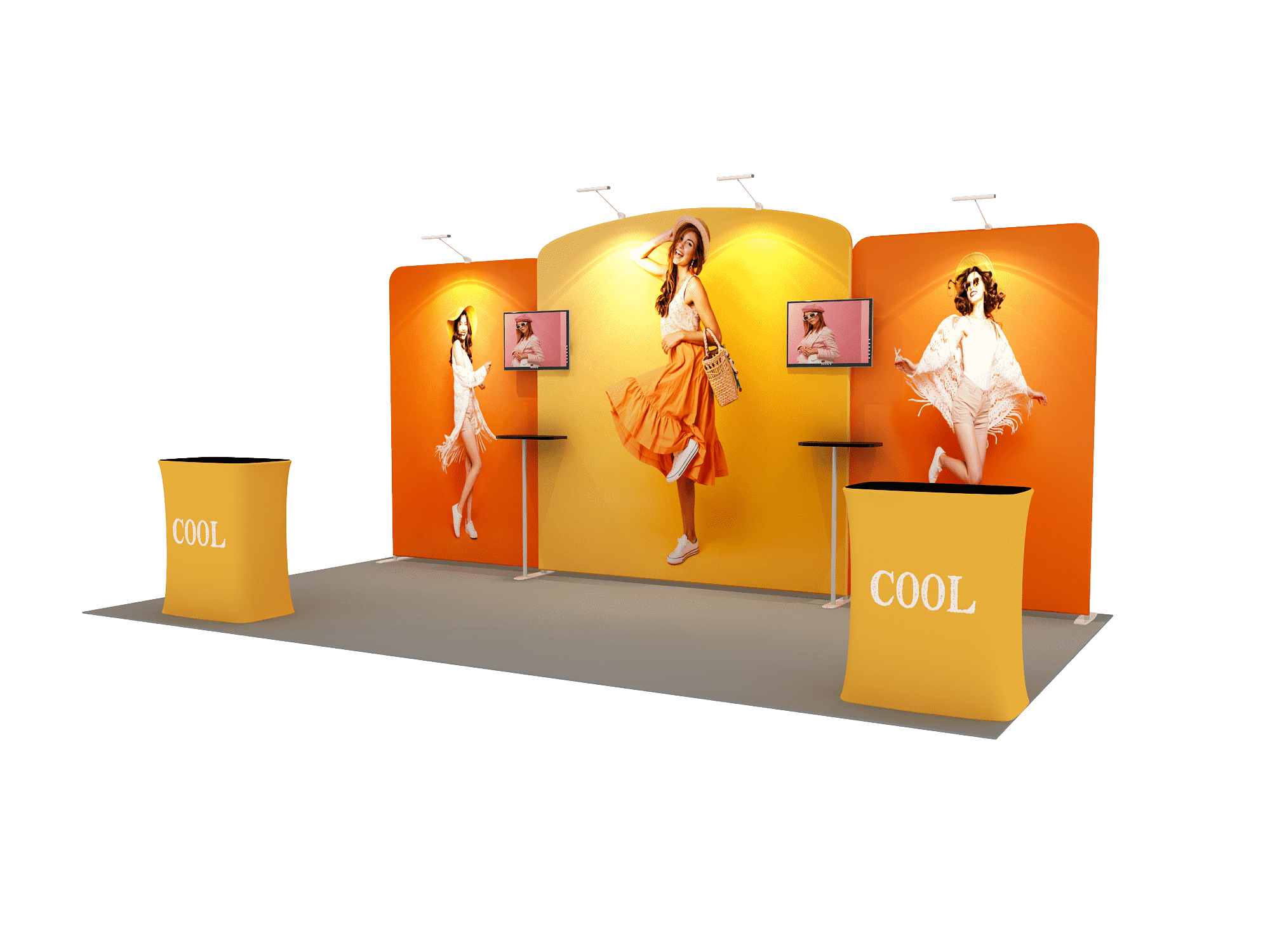 Portable Exhibit Display 6m - Model 7