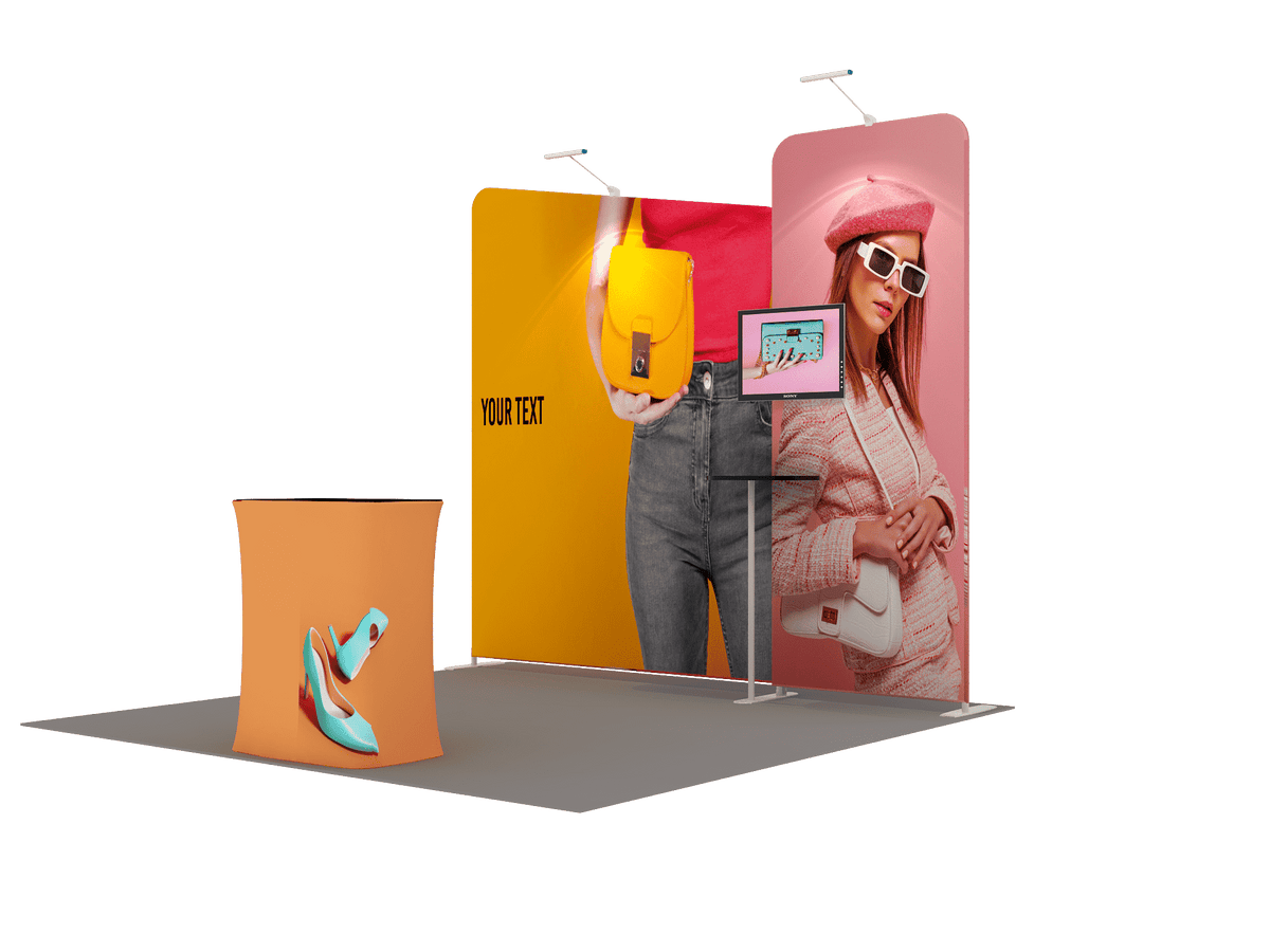 Portable Exhibit Display 3m x 3m - Model 7.