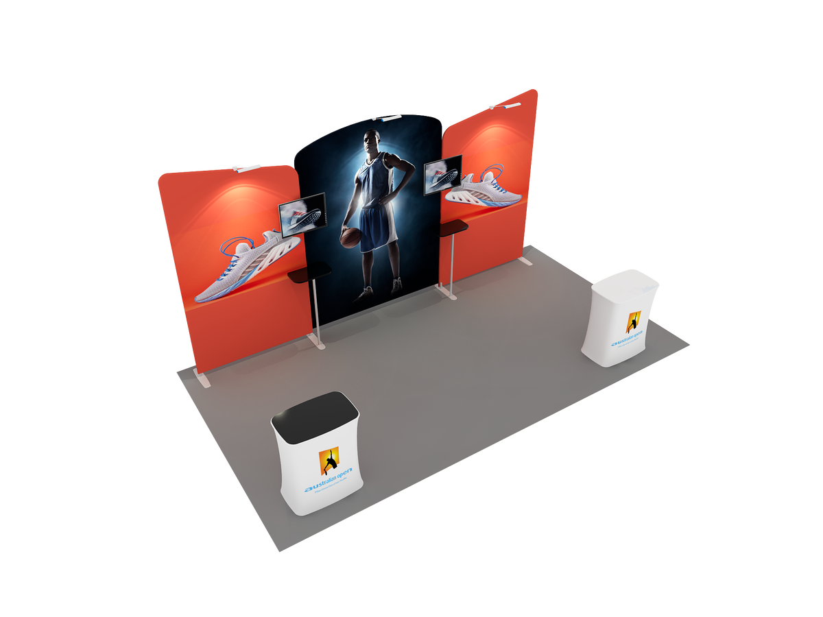Portable Exhibit Display 6m x 3m - Model 8.