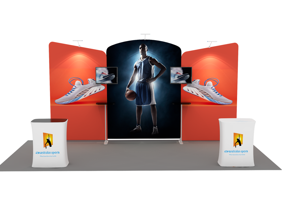Portable Exhibit Display 6m x 3m - Model 8.