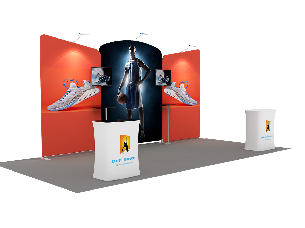 Portable Exhibit Display 6m x 3m - Model 8.
