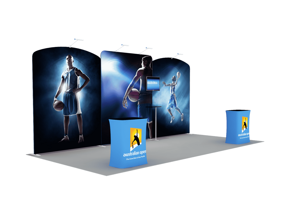 Portable Exhibit Display 6m x 3m - Model 10.