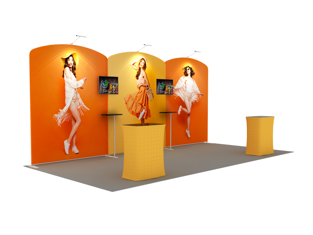 Portable Exhibit Display 6m x 3m - Model 11.