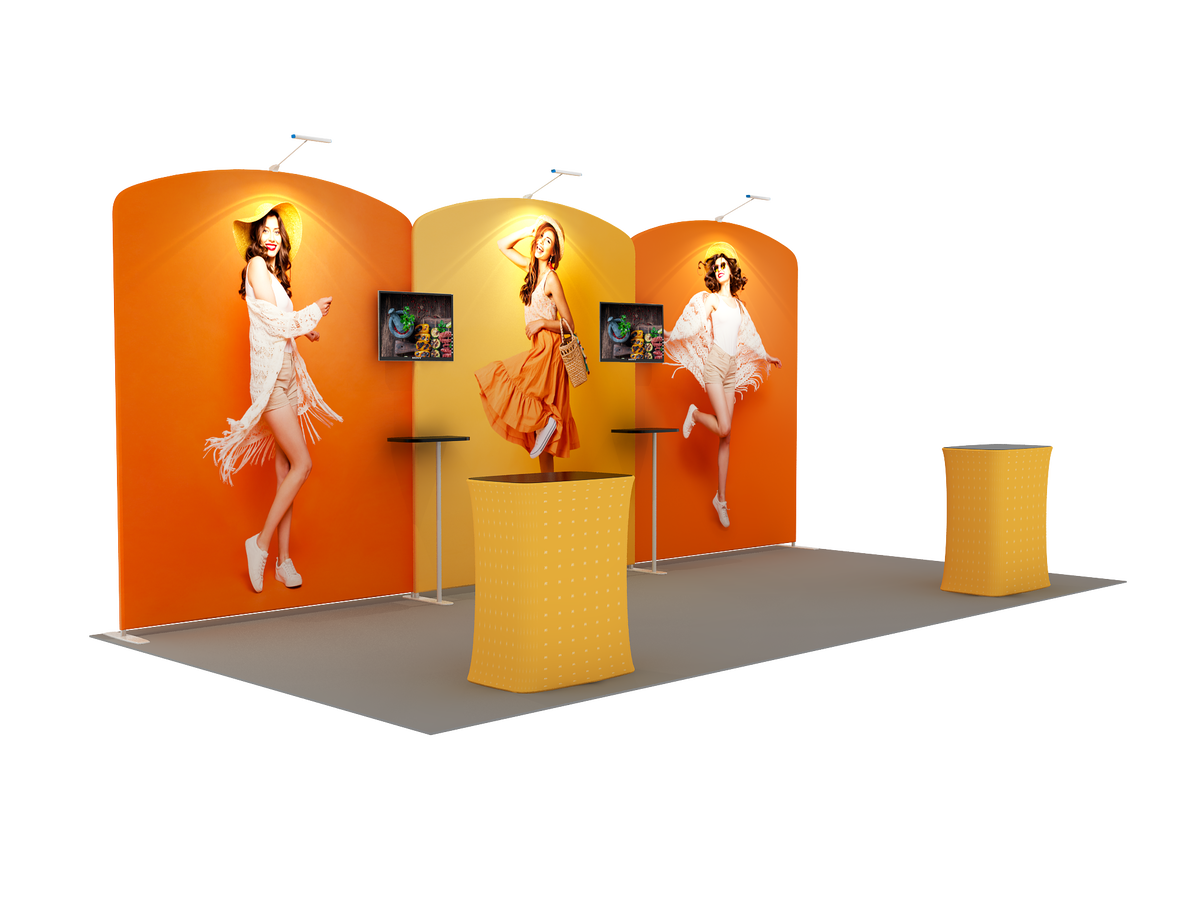 Portable Exhibit Display 6m x 3m - Model 11.
