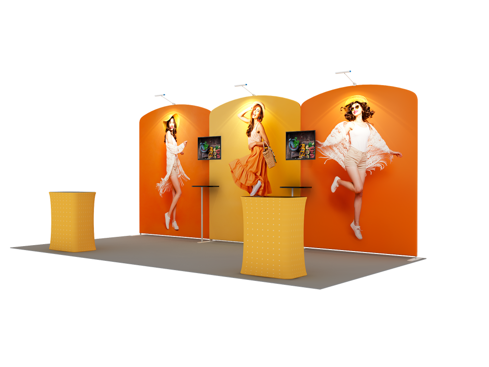 Portable Exhibit Display 6m x 3m - Model 11.