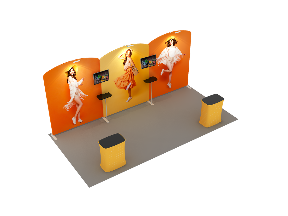 Portable Exhibit Display 6m x 3m - Model 11.