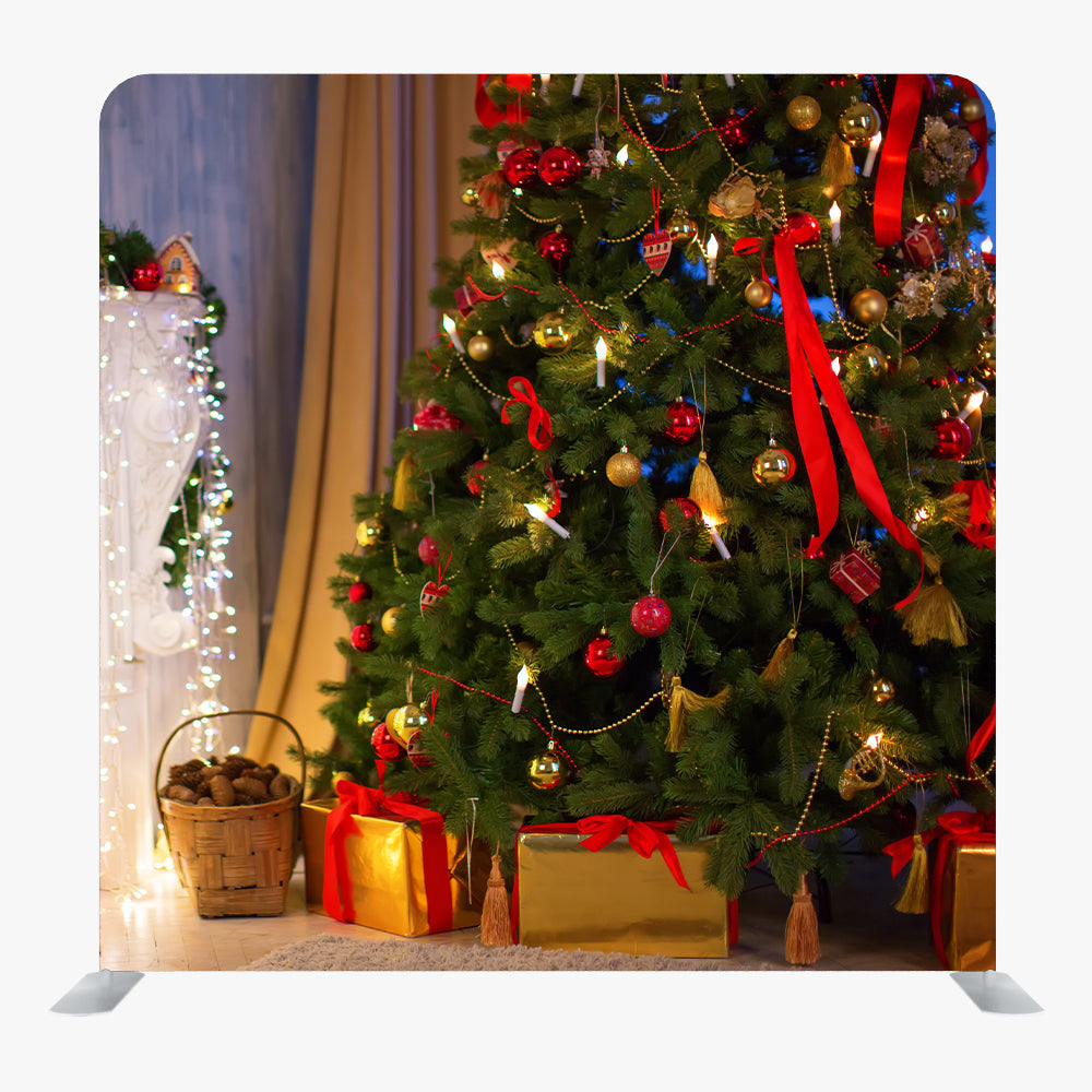 Christmas STRAIGHT TENSION FABRIC MEDIA WALL - 1