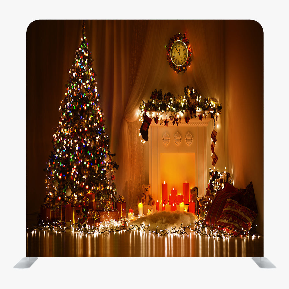 Christmas STRAIGHT TENSION FABRIC MEDIA WALL - 111