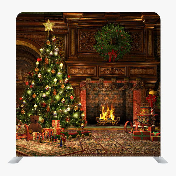 Christmas STRAIGHT TENSION FABRIC MEDIA WALL - 16