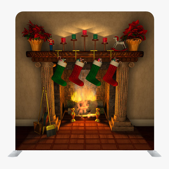 Christmas STRAIGHT TENSION FABRIC MEDIA WALL - 29