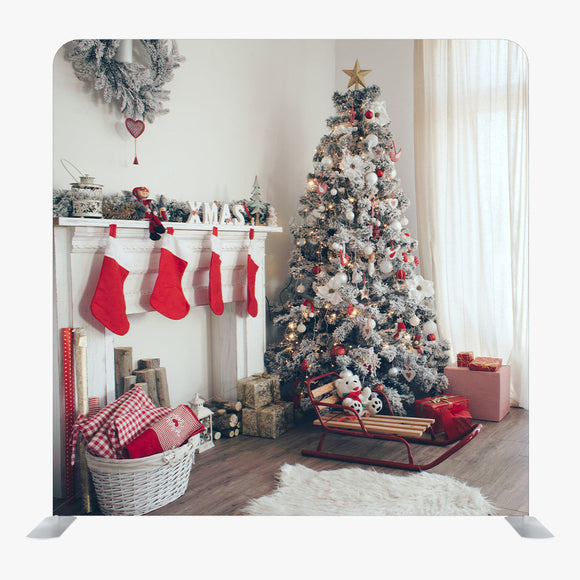 Christmas STRAIGHT TENSION FABRIC MEDIA WALL - 31