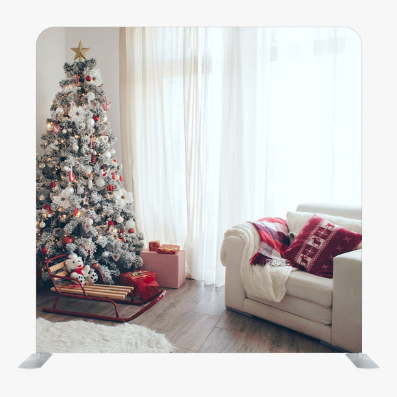 Christmas STRAIGHT TENSION FABRIC MEDIA WALL - 32